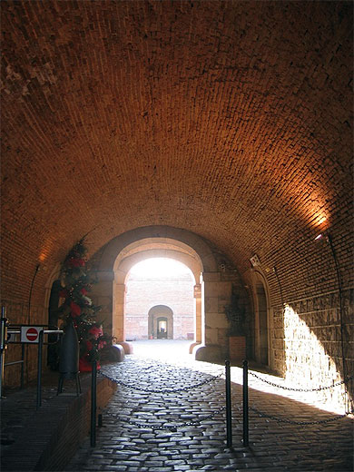 Entrée du Musée militaire au Château de Montjuïc Entrée du Musée militaire au Château de Montjuïc