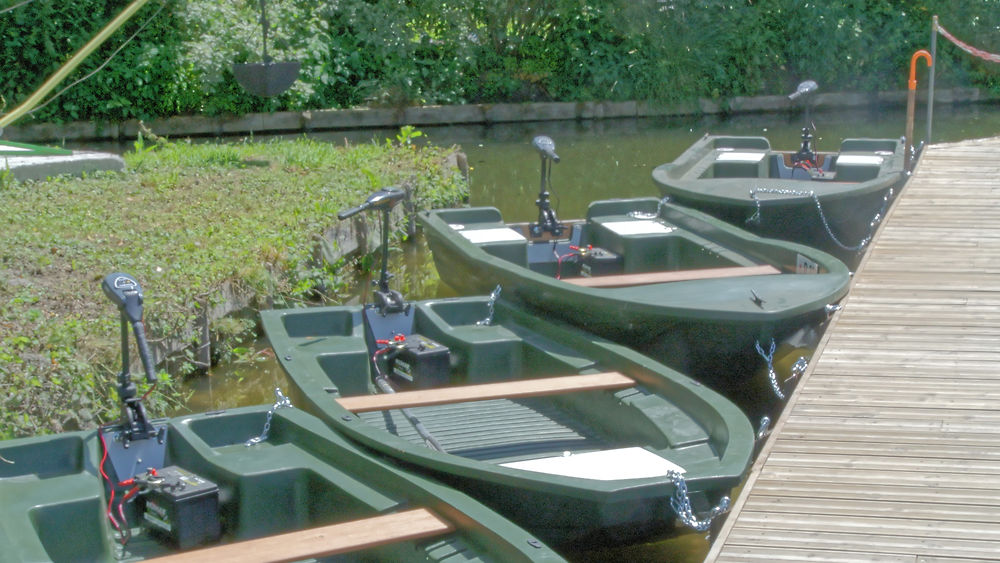 Barques en location au Musée des Hortillonnages