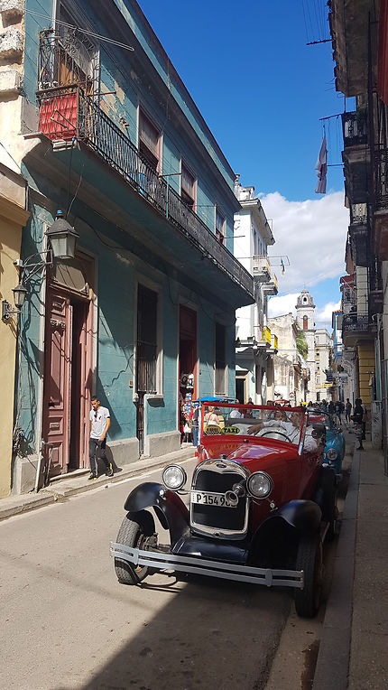 Près de la calle Obispo à la Havane
