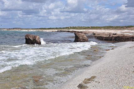 Spiaggia Is Arutas - Plage aux grains de riz