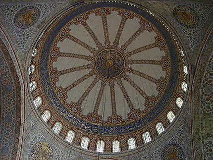 Interieur de la Mosquée bleue