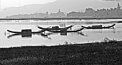 La lagune Phu Loc au petit matin