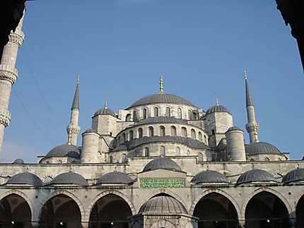Cour intérieure de la Mosquée bleue