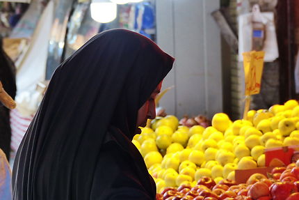 Jour de marché au bazar de Yazd, Iran