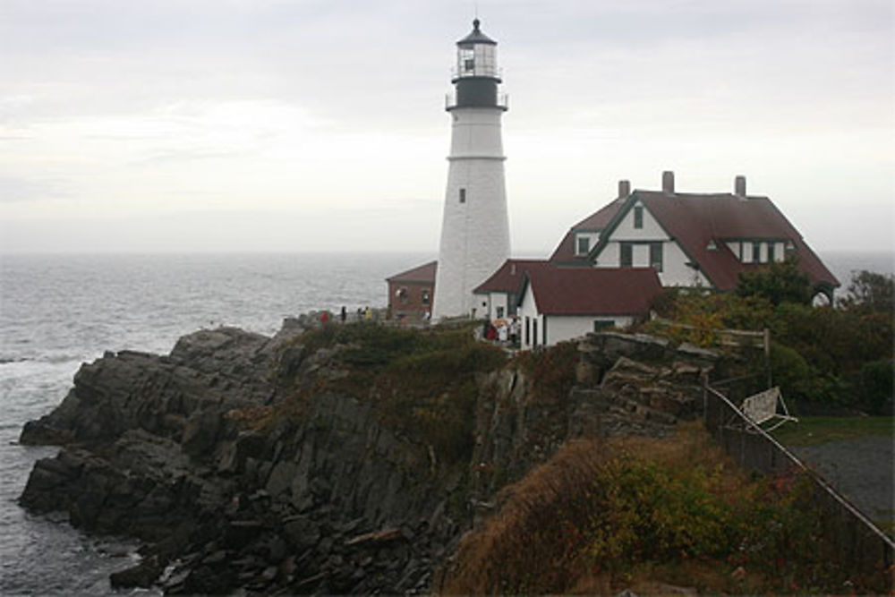 Mauvais temps sur le Portland Head Light