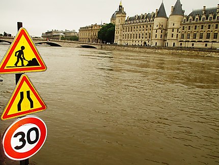 La Seine en crue exceptionnelle