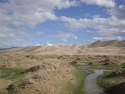 Fleuve aux pieds des dunes