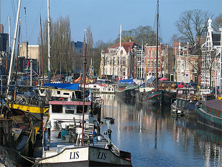 Vue sur le Noorderhaven Vue sur le Noorderhaven