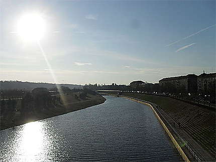 Coucher de soleil à Kaunas