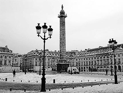 Paris sous la neige