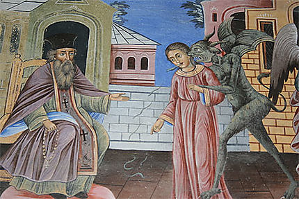 Peintures murales-monastère de Rila