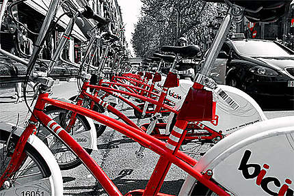 Bicyclettes rouges