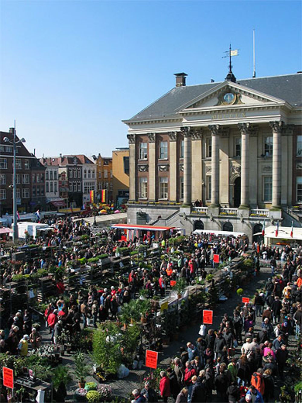 La marché annuel aux fleurs