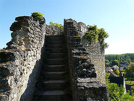 Le vieil escalier de pierres