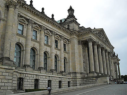 Au pied du Reichstag