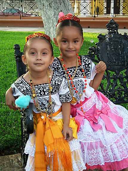 Petites filles mexicaines