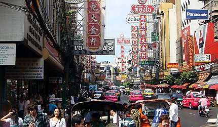 Quartier de Chinatown à Bangkok