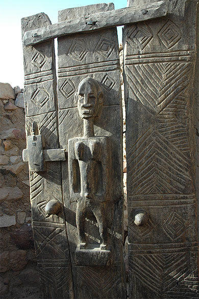 Porte de la cour du Hogon Porte de la cour du Hogon