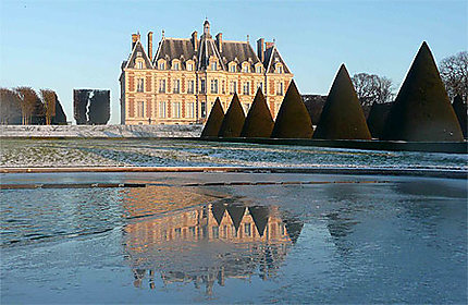 Coucher de Soleil sur Château glacé...