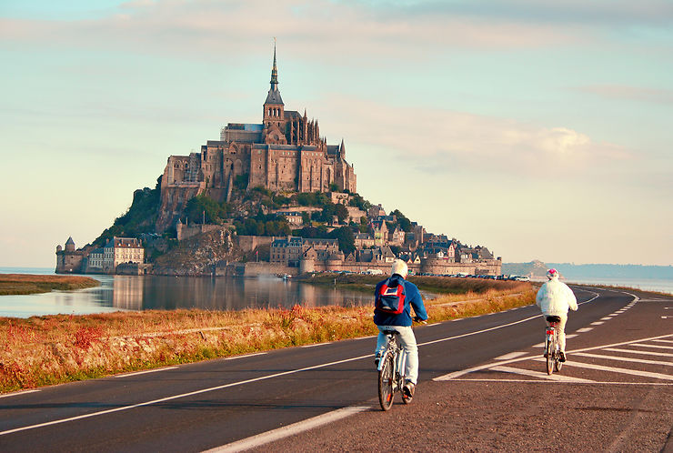 Voyage à vélo, de Nantes au Mont-Saint-Michel