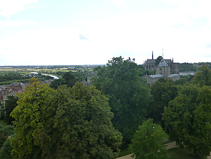 Vue depuis les remparts du château