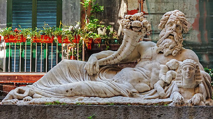 Naples statue du dieu du Nil