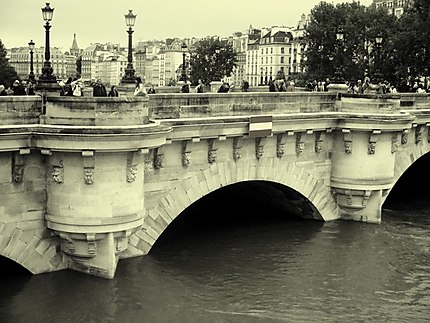 Pont Neuf et la Seine en crue