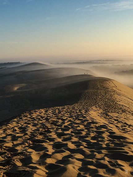 Lever de soleil du haut de la Dune du Pylat