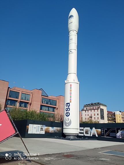 Fusée Vega au Musée De Vinci à Milan