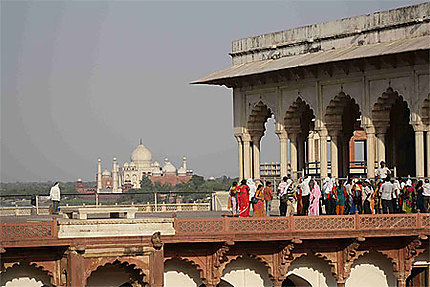 Vue sur le Taj