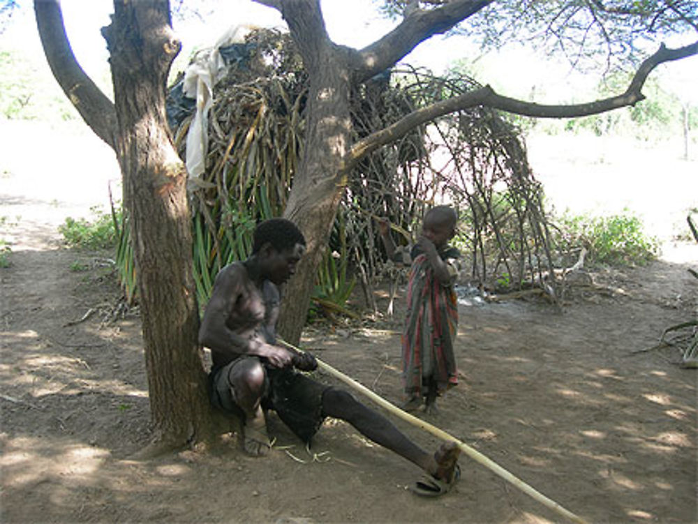 Hadzabes ( bushmen )