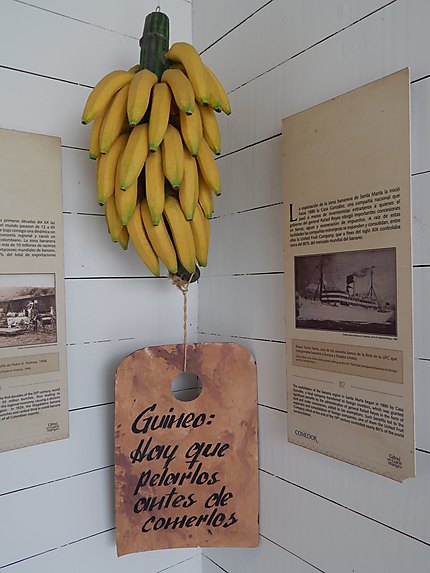 "bananes : à peler avant de manger"