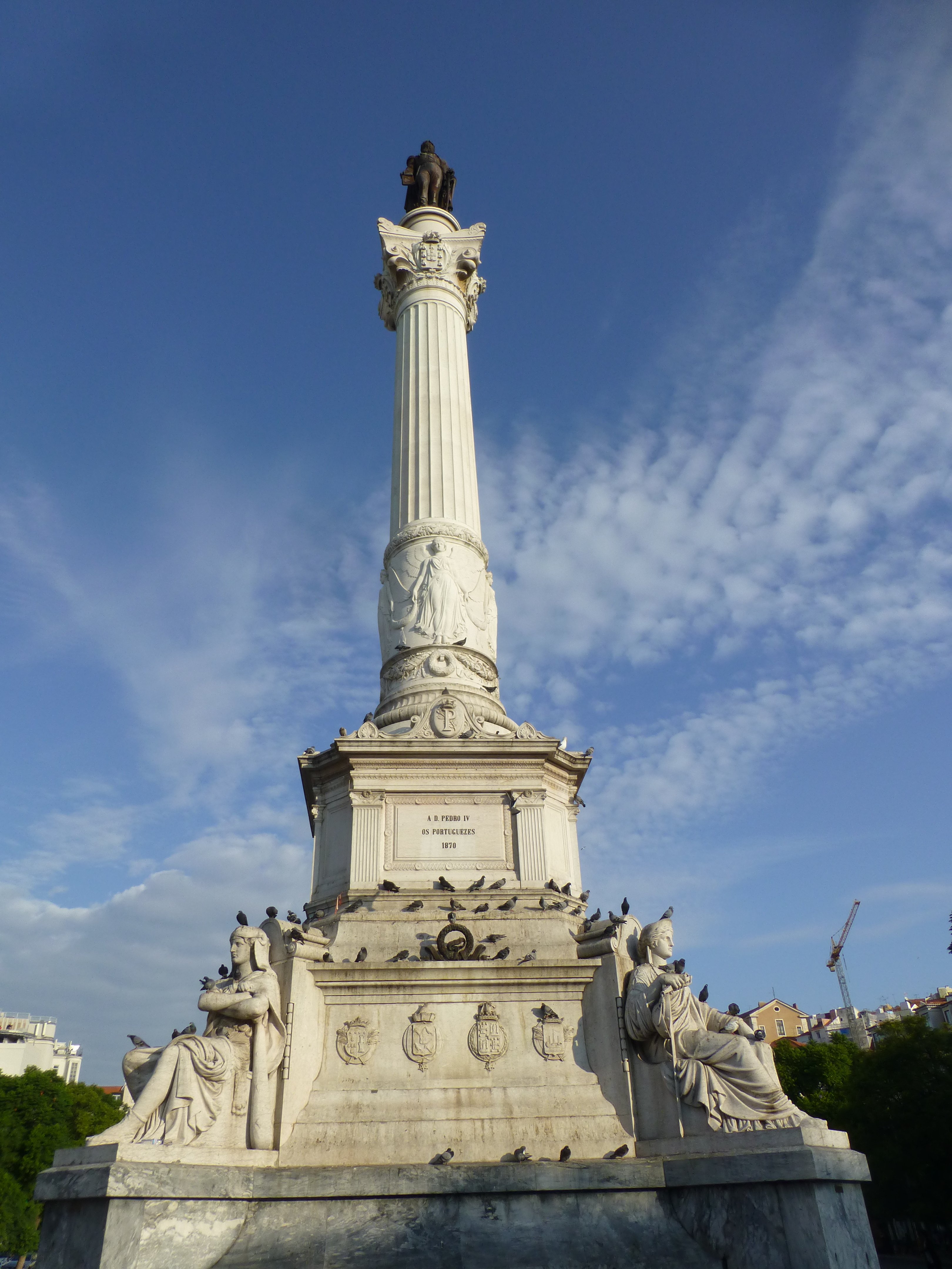 Monument, praça Don Pedro, Lisbonne Monument, praça Don Pedro, Lisbonne