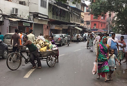 Les rues de Delhi, Inde