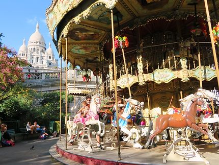 Le vieux manège de Montmartre