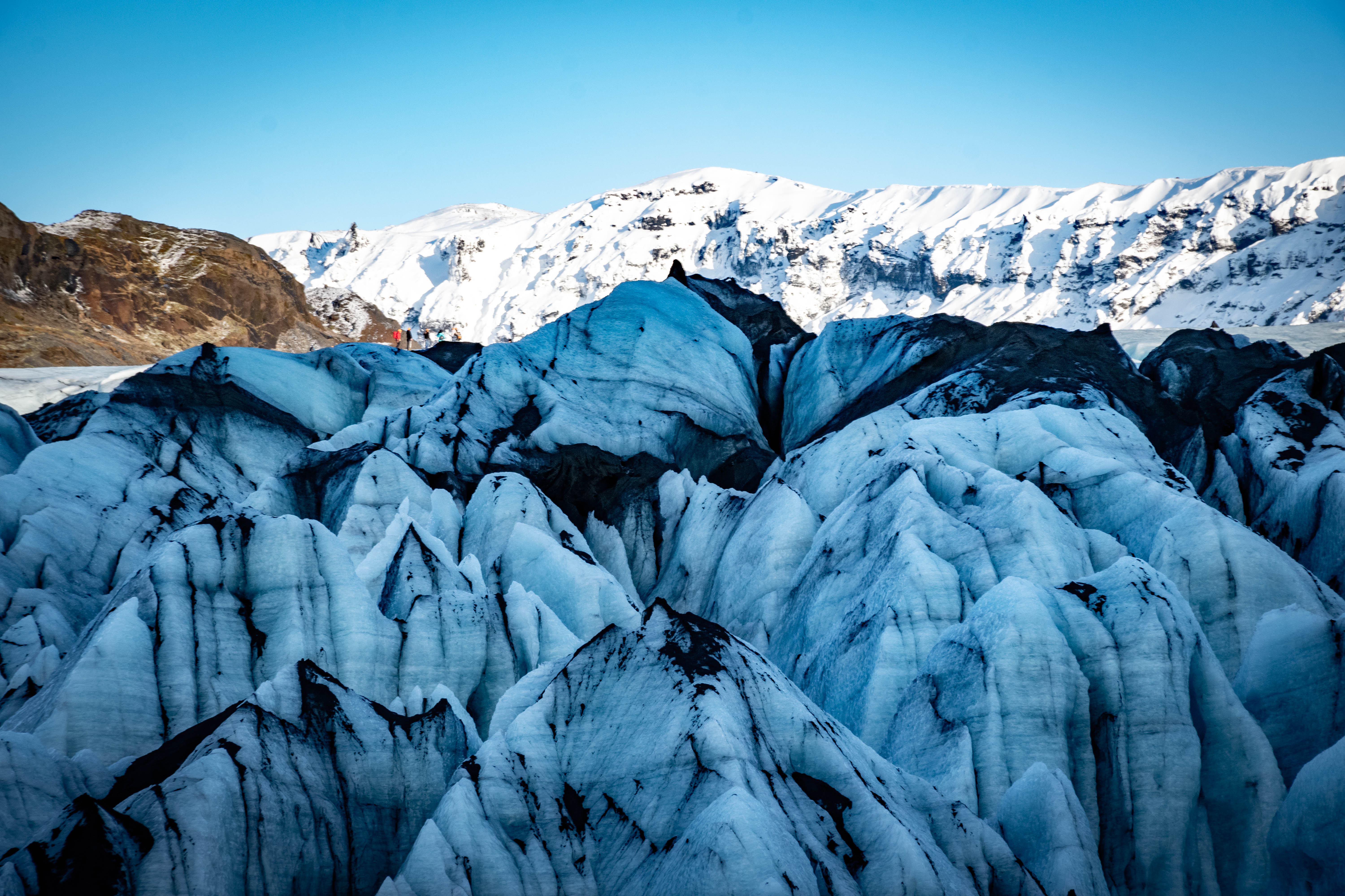Mýrdalsjökull, un des géants de glace islandais Mýrdalsjökull, un des géants de glace islandais