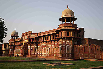 Red Fort au coucher de soleil