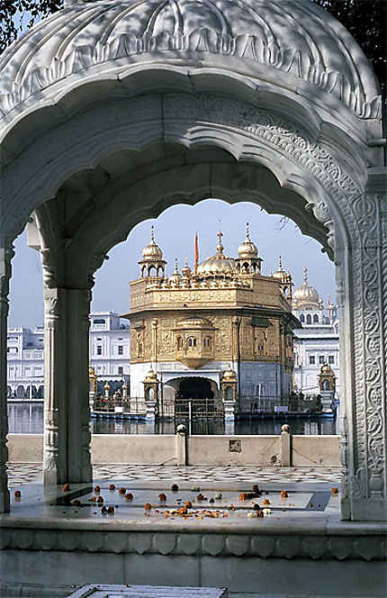 Amritsar, vue du Temple d'Or