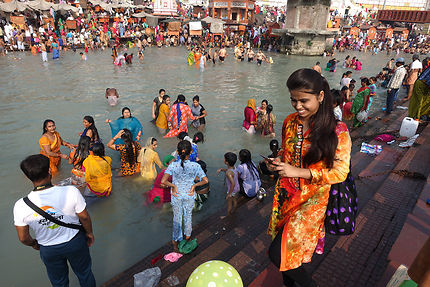 Le ghat de Har-Ki-Pairi  à Haridwar