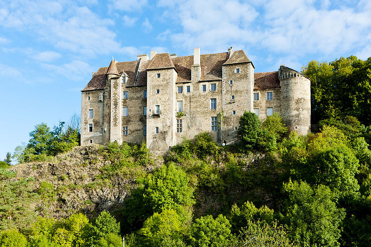 Boussac, le château de la Dame à la Licorne