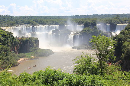 Les sublimes chutes d'Iguazu