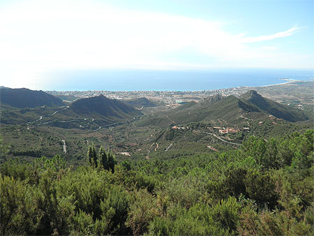 Vue lointaine de Benicassim Vue lointaine de Benicassim