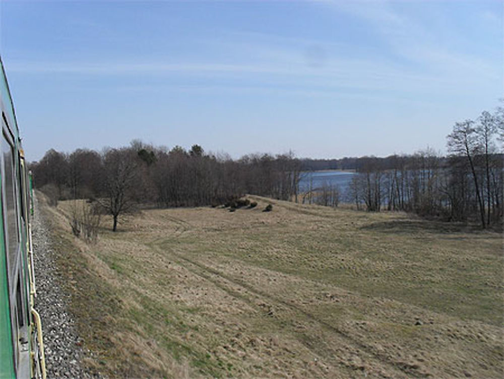 A bord du train pour Kaunas