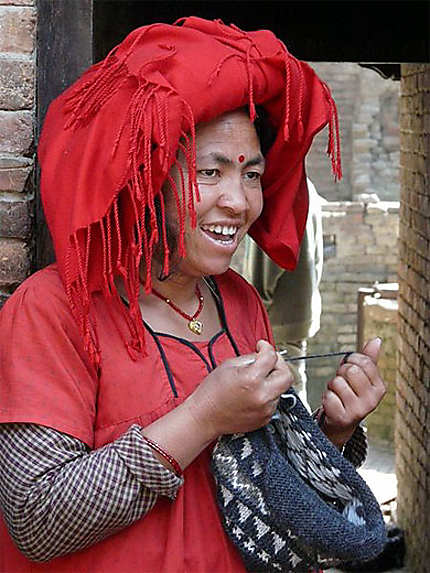 Népalaise à Bhaktapur