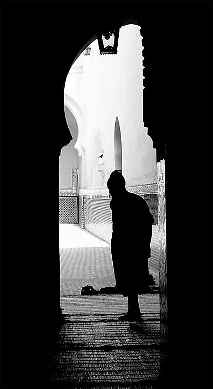 A la sortie d'une mosquée