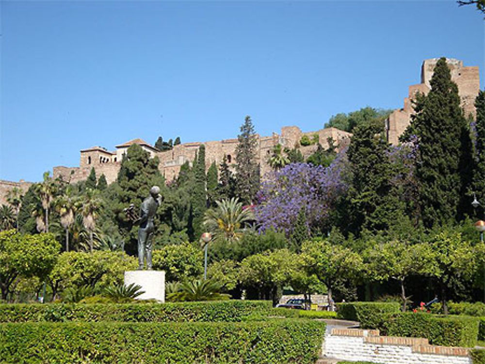 Vue sur l'Alcazaba