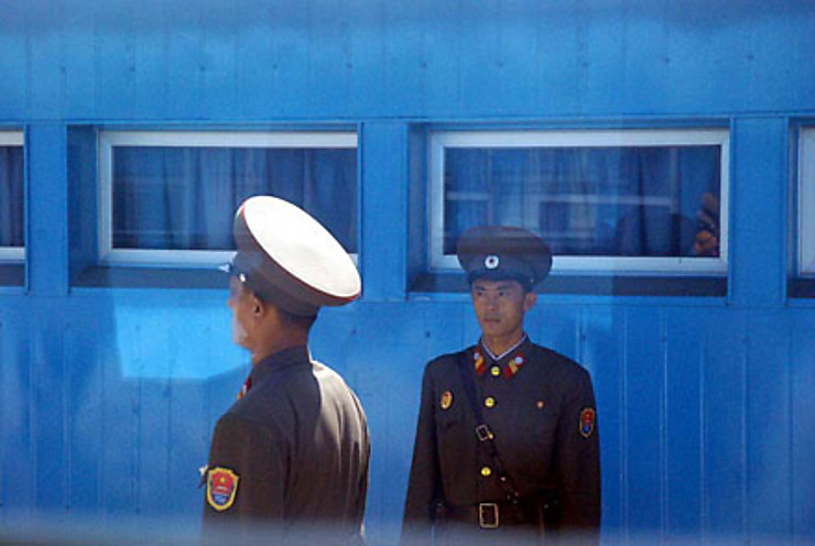 À la frontière de la Corée du Nord