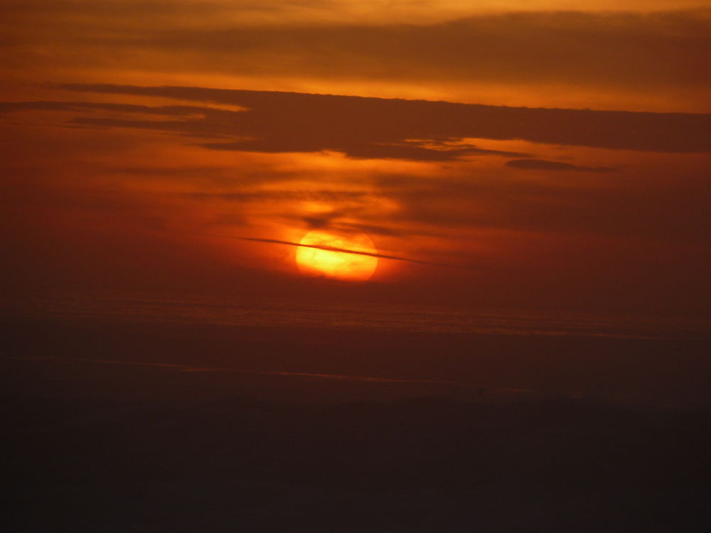 Coucher de soleil landais