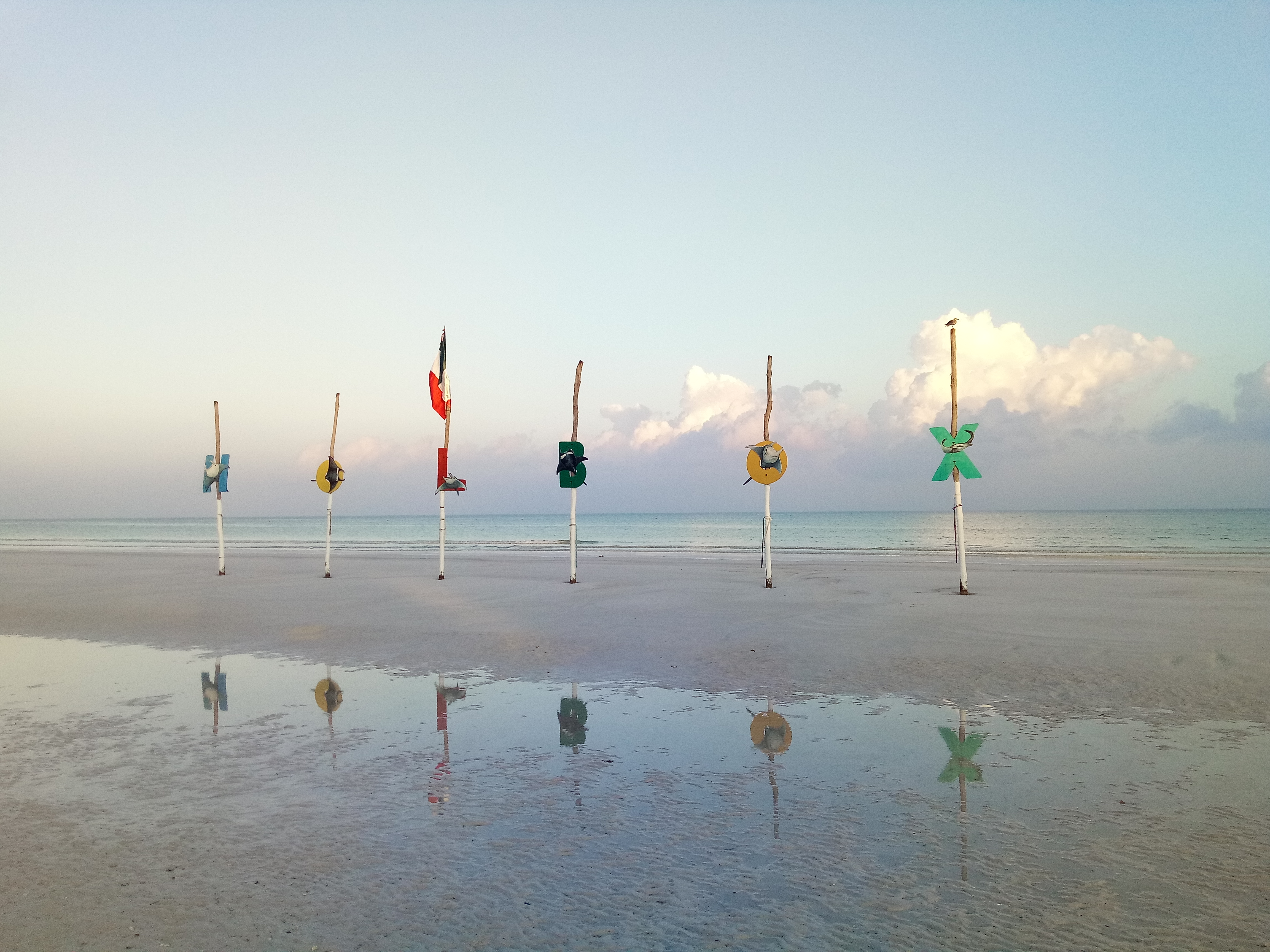 Lever de soleil à Holbox Lever de soleil à Holbox