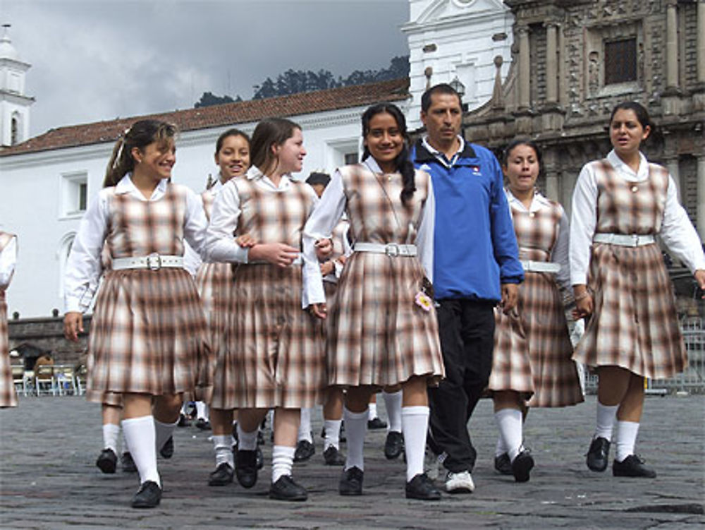 Ecolières de Quito